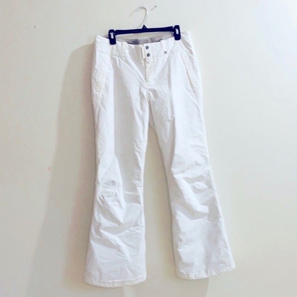 The North Face Pants - The north Face HYBENT Snow/Ski White Women Pant.